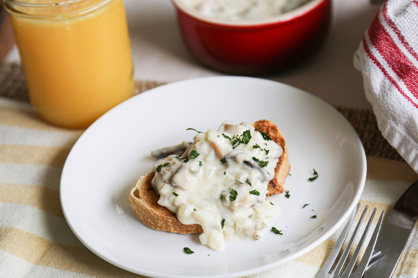 Oysters for Breakfast: Creamy Oysters Cock-a-Cilla and Toast