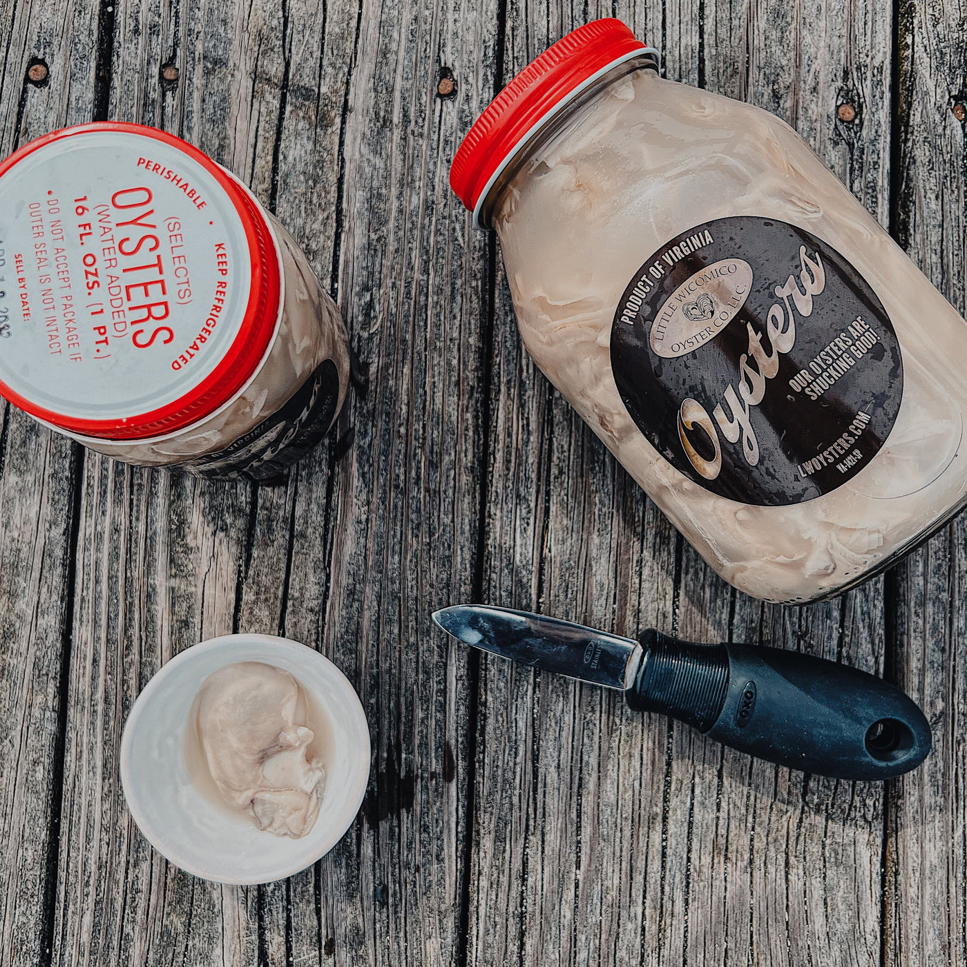 Fresh Shucked & Jarred Oysters Little