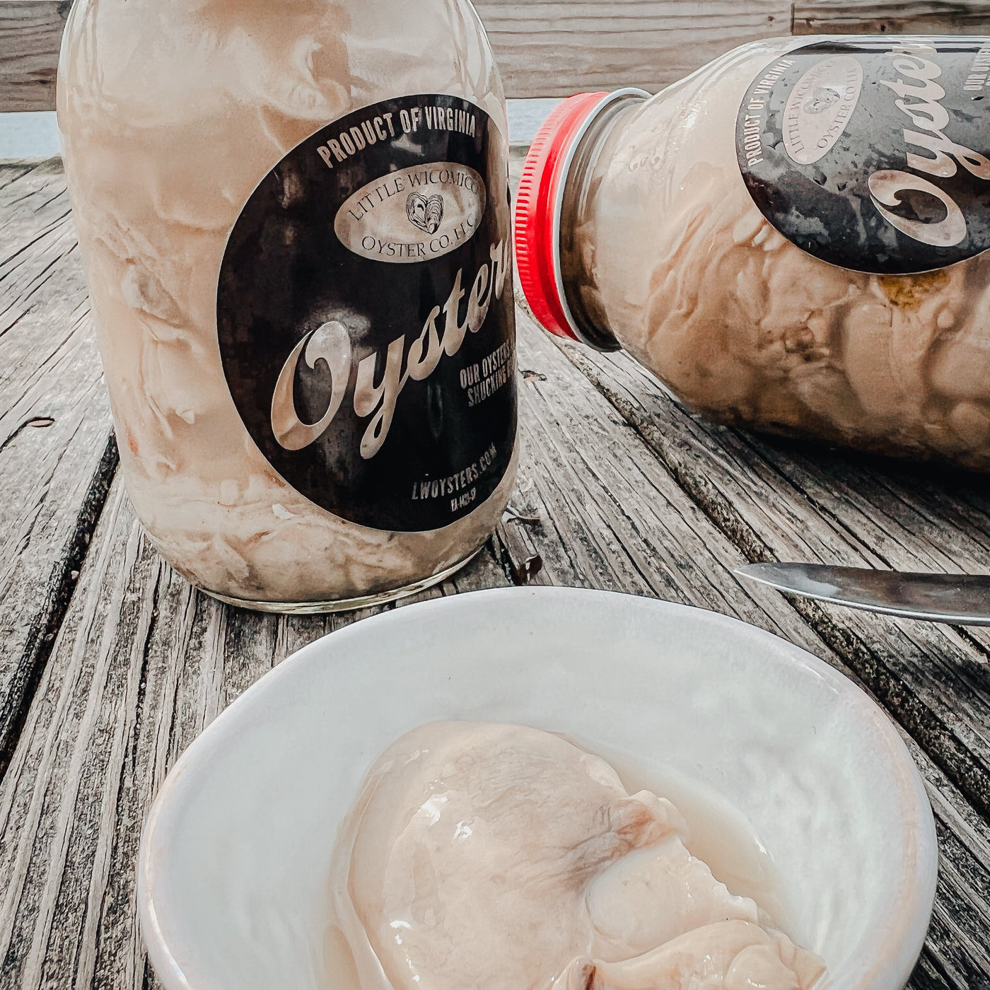 Fresh Shucked & Jarred Oysters Little